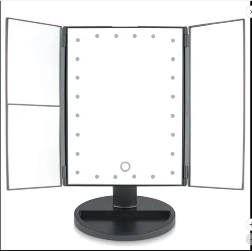 Rio Beauty 24 LED Touch Dimmable Cosmetic Makeup Mirror With 2X & 3X Magnification (Podświetlane lusterko)