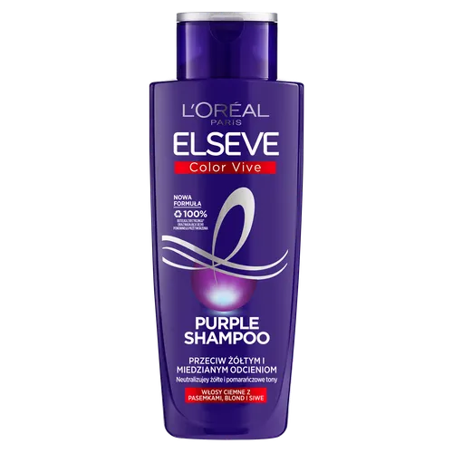 L'Oreal Paris Elseve, Color-vive Purple Shampoo (Szampon przeciw żółtym i miedzianym odcieniom) - 1