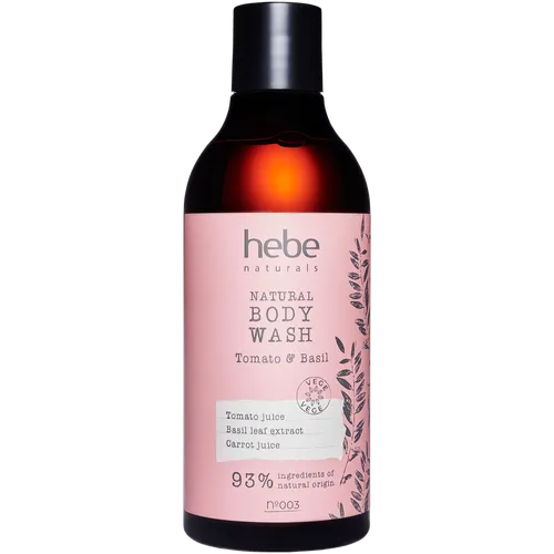 Hebe Naturals, Żel pod prysznic `Pomidor & bazylia`