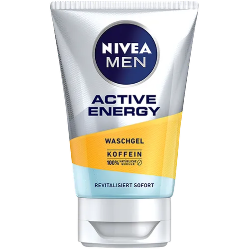 Nivea Men, Active Energy, Koffein Waschgel (Energetyzujący żel do mycia twarzy z kofeiną)