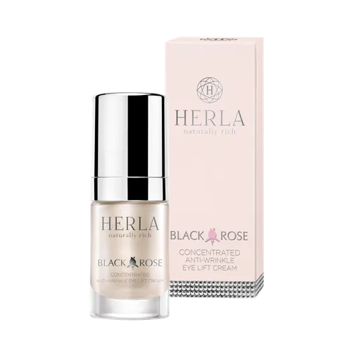 Herla Black Rose, Concentrated Anti-Wrinkle Eye Lift Cream (Skoncentrowany przeciwzmarszczkowy krem liftingujący do okolic oczu)