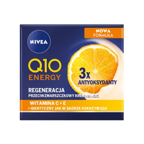 Nivea Q10 Energy Regeneracja, Przeciwzmarszczkowy krem na noc - 2