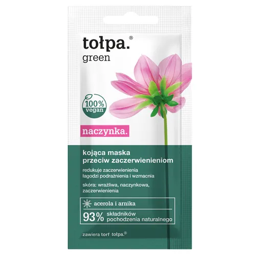 Tołpa Green, Naczynka, Kojąca maska przeciw zaczerwienieniom