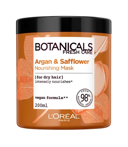 L'Oreal Paris Botanicals Fresh Care, Olejek arganowy & Krokosz, Odżywcza maska do włosów bardzo suchych - 1