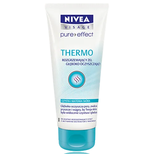 Nivea Visage, Pure Effect, Thermo (Żel rozgrzewający głęboko oczyszczający)