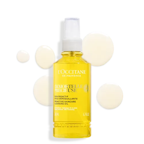L'Occitane Immortelle Precieuse Proactive Skincare Cleansing Oil (Oczyszczający, olejek do demakijażu)