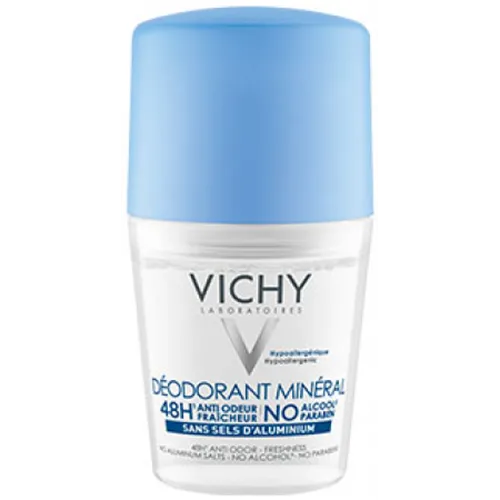 Vichy Deodorant Mineral Sans Sels d'aluminium Roll-on (Dezodorant mineralny bez aluminium roll-on 48H)