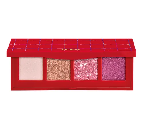 PUPA Holiday Land Eyes Palette 001 Eccentric Pink (Paleta cieni do powiek)
