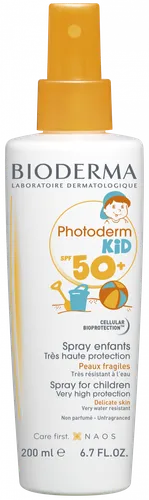 Bioderma Photoderm Kid Spray SPF 50+ (Ochronny spray dla dzieci (nowa wersja)) - 1