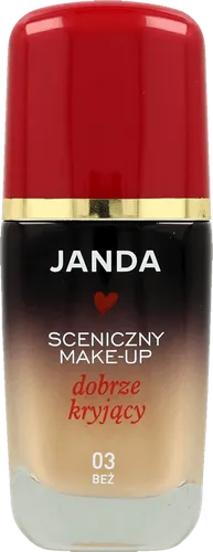 Janda Sceniczny make-up, Podkład dobrze kryjący