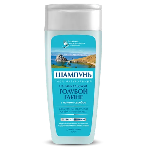 Fitokosmetik Szampon do wszystkich rodzajów włosów z niebiską glinką i jonami srebra