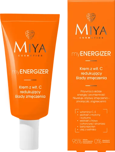Miya Cosmetics myENERGIZER, Krem z witaminą C redukujący ślady zmęczenia