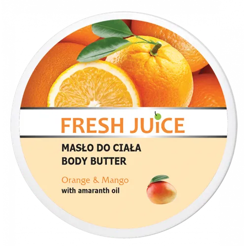 Fresh Juice Body Butter Orange & Mango with Amaranth Oil (Masło do ciała `Pomarańcza i mango z olejem z amarantusa`)