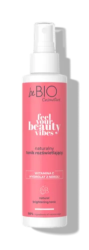 beBIO Feel Your Beauty Vibes, Naturalny tonik rozświetlający - 2