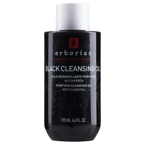 Erborian Black Cleansing Oil (Oczyszczający olejek detoksykujący do twarzy z węglem)
