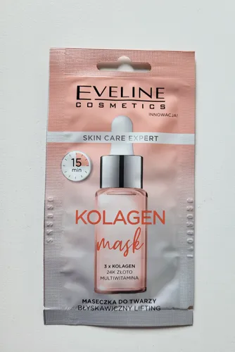 Eveline Cosmetics Skin Care Expert, Maseczka do twarzy `Błyskawiczny lifting - kolagen`