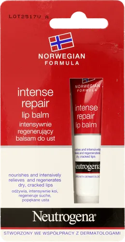 Neutrogena Formuła Norweska, Intense Repair Lip Balm (Intensywnie regenerujący balsam do ust)