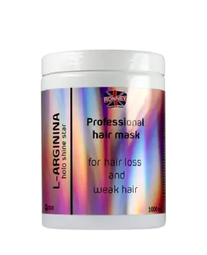 Ronney Professional Hair Mask L-Arginina Holo Shine Star (Profesjonalna maska do włosów L-Arginina)