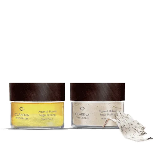 Clarena Natur Line, Argan & Betula Sugar Peeling (Naturalny peeling dwufazowy)