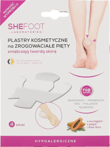 SheFoot Plastry kosmetyczne na zrogowaciałe pięty - 2
