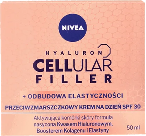 Nivea Hyaluron Cellular Filler, Przeciwzmarszczkowy krem na dzień SPF 30 `Odbudowa elastyczności` - 2