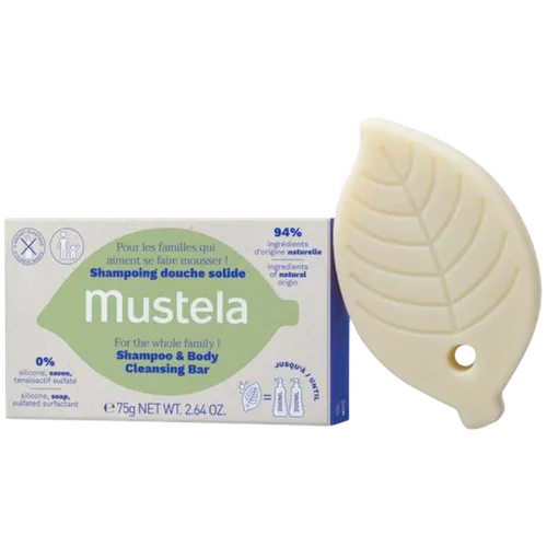 Mustela Shampoo & Body Cleansing Bar (Kostka do mycia ciała i włosów)