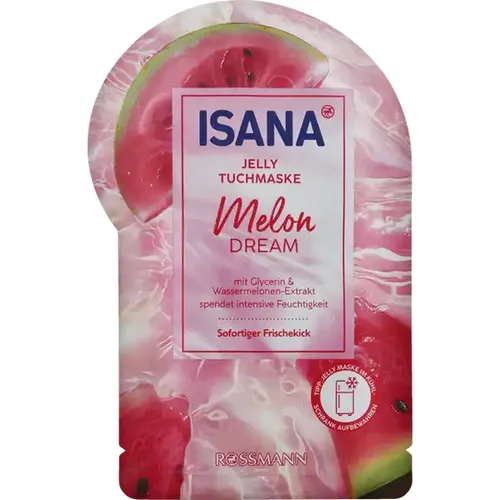 Isana Melon Dream,  Jelly Sheet Mask (Maska do twarzy w płachcie)