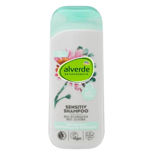 Alverde Shampoo Sensitiv Bio-Echinacea & Bio-Jojoba (Łagodny szampon do włosów)