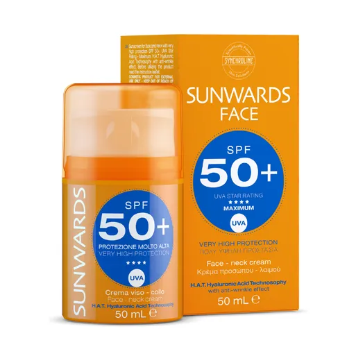 Synchroline Sunwards Face, Face - Neck Cream SPF 50+ (Krem do twarzy z wysokim filtrem SPF 50+) - 2