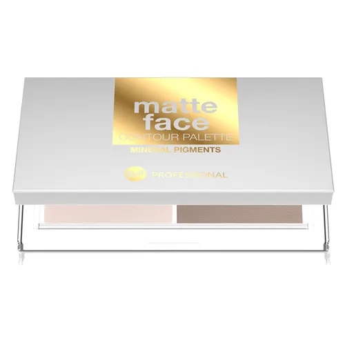 Bell Professional, Matte Face Contour Palette Mineral Pigments (Paleta do konturowania)