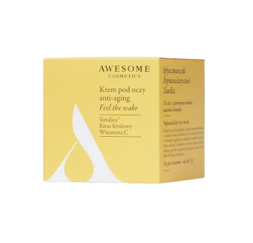 Awesome Cosmetics Feel the wake, Krem pod oczy anti aging - 2
