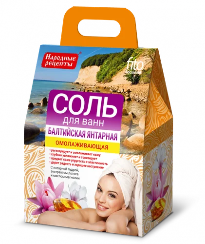 Fitokosmetik Sól do kąpieli Bałtycka bursztynowa