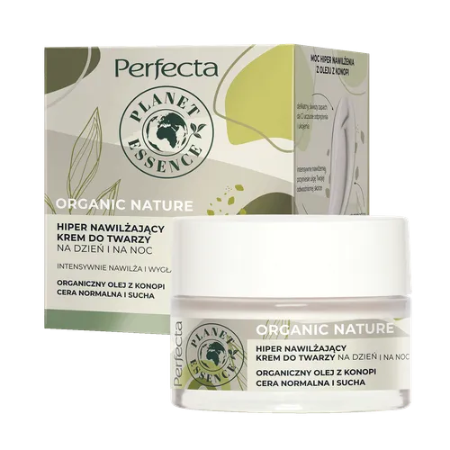 Perfecta Planet Essence, Organic Nature, Hiper nawilżający krem do twarzy na dzień i na noc