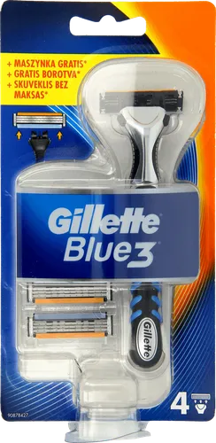 Gillette Blue 3, Systemowa maszynka do golenia dla mężczyzn z wymiennymi wkładami - 2