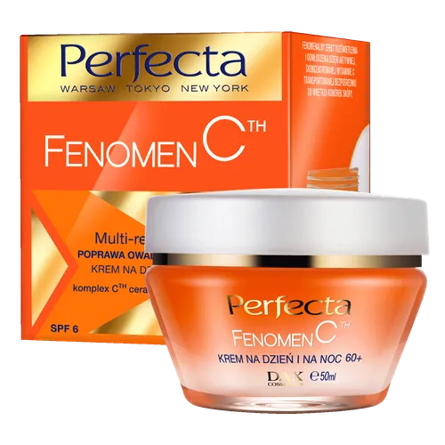 Perfecta Fenomen C, Krem Multi-regeneracja, poprawa owalu i ujędrnienie SPF6 60+