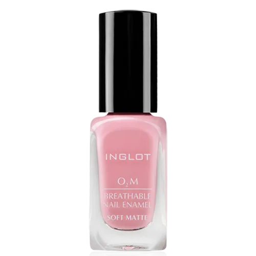 Inglot 02M, Breathable Nail Enamel Soft Mate (Matowy oddychający lakier do paznokci)