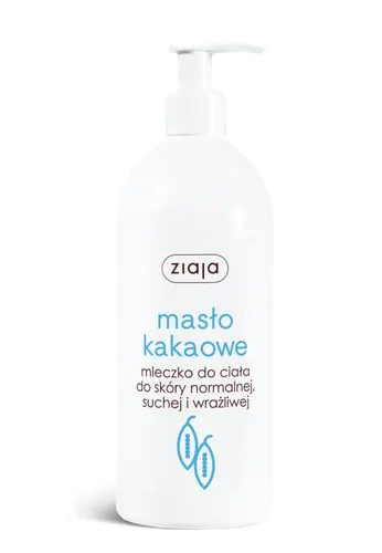 Ziaja Masło kakaowe, Mleczko do ciała do skóry normalnej, suchej i wrażliwej (nowa wersja)