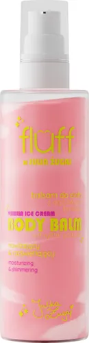 Fluff Fluff x Julia Żugaj, Vanilla Ice Cream, Body Balm (Nawilżająco-rozświetlający balsam do ciała z drobinkami brokatu)