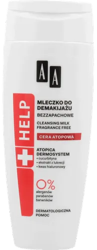 AA Help Cera Atopowa, Mleczko do demakijażu bezzapachowe