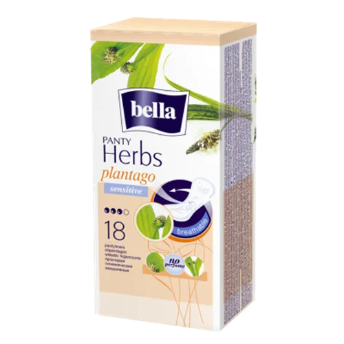Bella Panty, Herbs Plantago, Sensitive Normal (Wkładki higieniczne wzbogacone babką lancetowatą) - 2