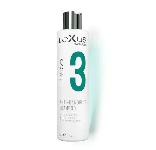 Loxus Cosmetics S3 Anti Dandruff Shampoo (Przeciwłupieżowy szampon do włosów)