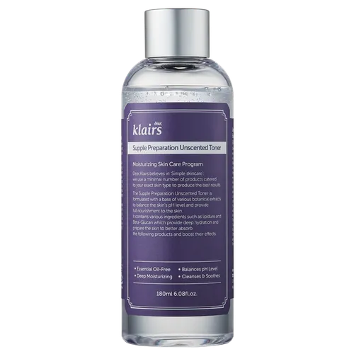 Klairs Supple Preparation Unscented (Bezzapachowy toner do twarzy)