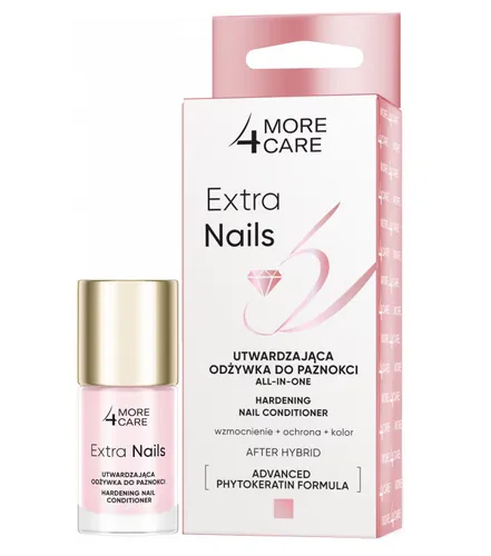 More4Care Extra Nails, Hardening Nail Conditioner (Utwardzająca odżywka do paznokci All-in-one)