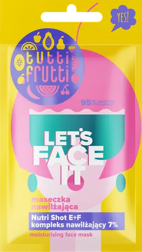 Tutti Frutti Let's Face It, Maseczka nawilżająca