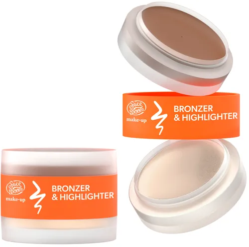 FaceBoom Make-Up, Bronzer & Highlighter (Bronzer i rozświetlacz 2w1) - 2
