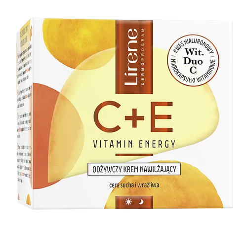 Lirene Dermoprogram C+E Vitamin Energy, Odżywczy krem głeboko nawilżający - 3