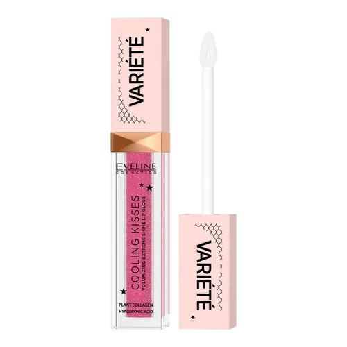 Eveline Cosmetics Variete, Cooling Kisses Volumizing Extreme Shine Lip Gloss (Błyszczyk zwiększający objętość ust z efektem chłodzącym) - 4