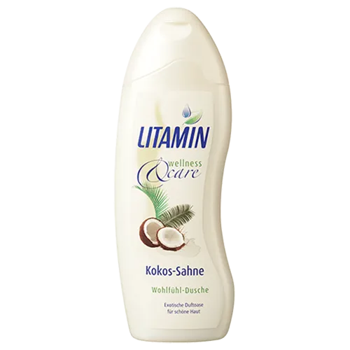 Kamill Litamin Wellness & Care, Duschgel Pina Kokos - Sahne (Żel pod prysznic `Kokos`)