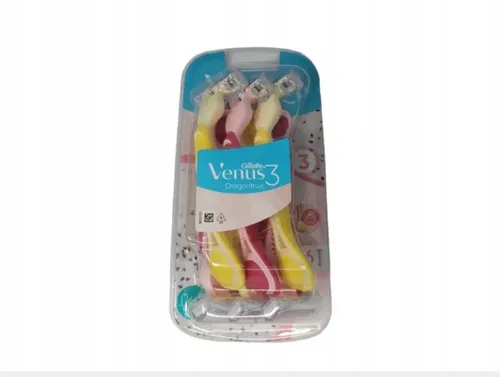 Gillette Venus 3 Dragonfruit, Maszynki do golenia dla kobiet perfumowana