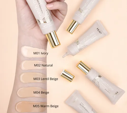 Hean Match Me Smooth & Matte Foundation (Podkład wygładzająco matujący) - 2